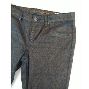Jeans by Buffalo Vegas Metallic Bronze Jean Pants 5 Pocket Women's 32 (12)